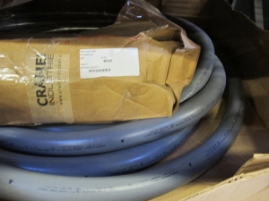 LOT TO INCLUDE: (3 PALLET) MISC. HOSING AND TUBING, PIG TAIL LEADS, ANACONDA 2" SEALING, FLEXIBLE TUBING . LOADING & HANDLING FEE $15-4546